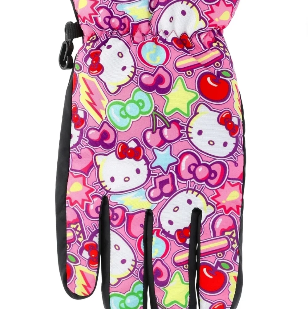 Hello Kitty Girls Ski Gloves, Sizes S-XL